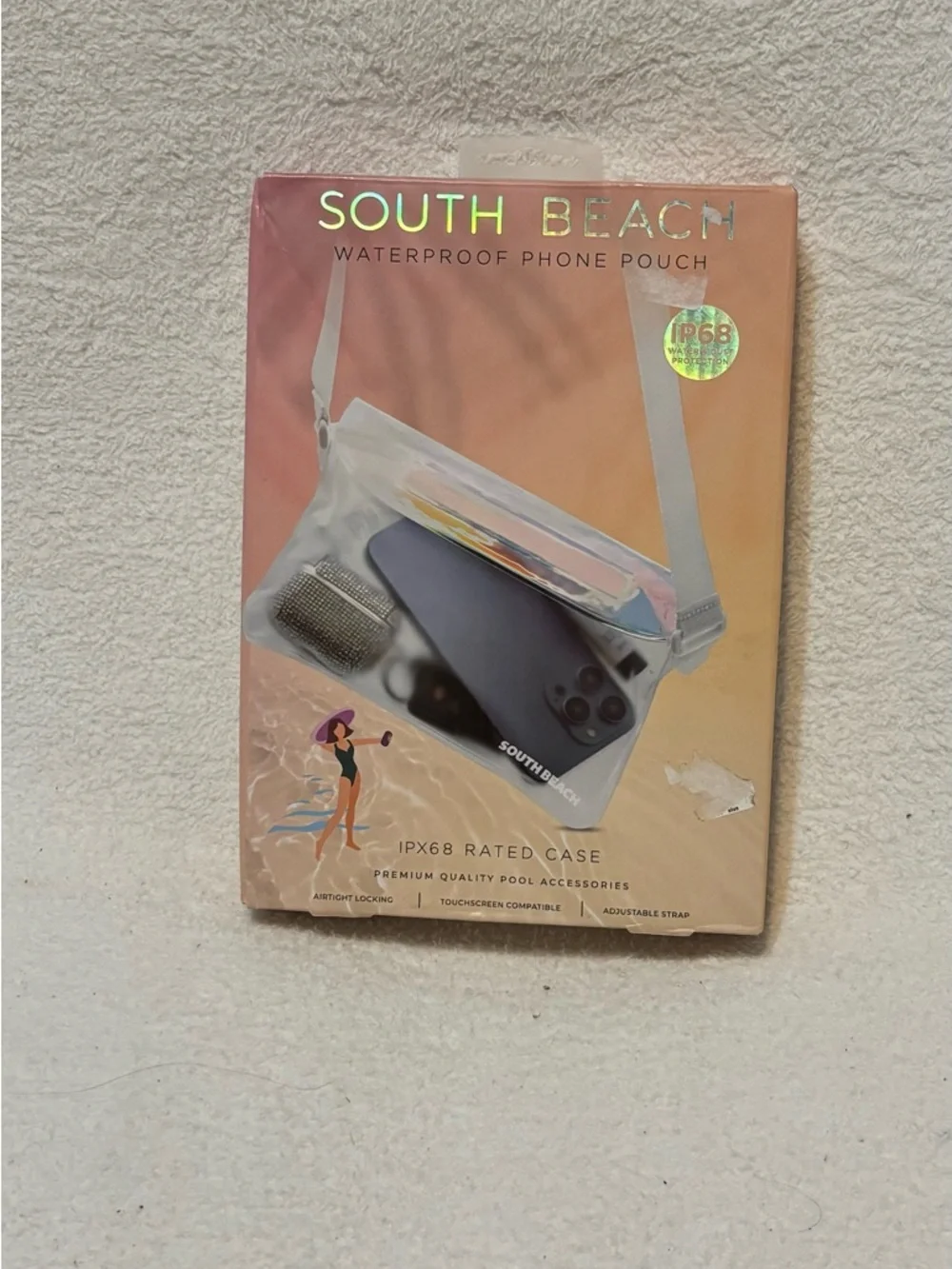 South Beach Waterproof Phone Pouch - Clear